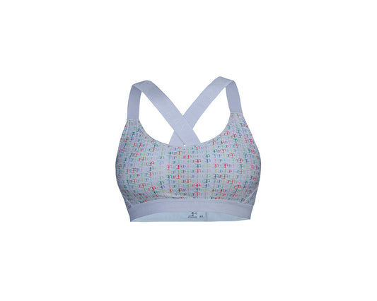 Vêtements de sport blancs et logo imprimé