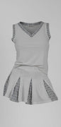Tracksuit - skirt with white top with black logo