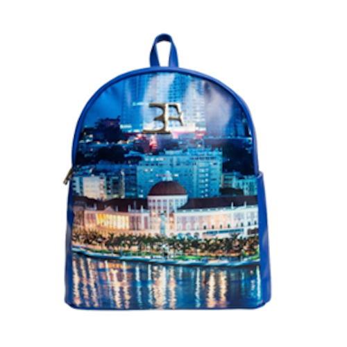 Backpack Mussulo Blue Cityprint