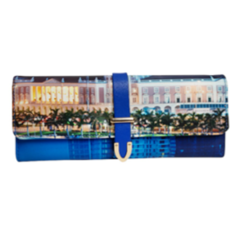 Wallet Blue Cityprint