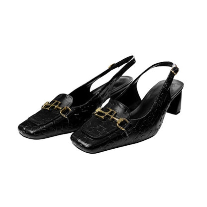 Mary Jane Sandals Black