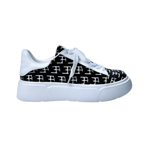 Sneakers Black Logo White