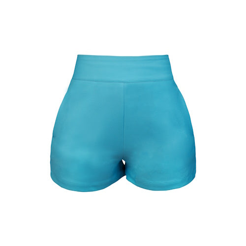 Short Blue ciano