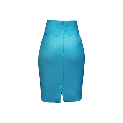 Tube Skirt Blue ciano