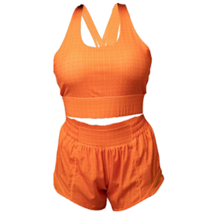 Sport Wear Orange and printed logo
