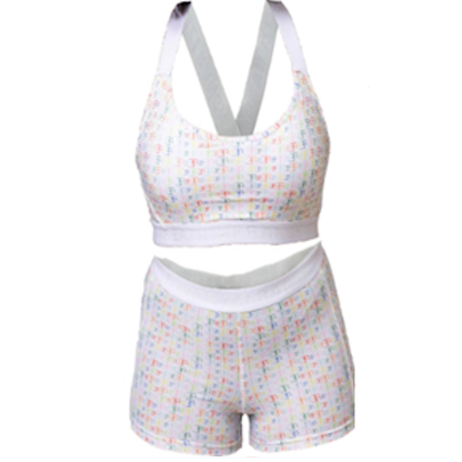 Sport Wear White and logoprint